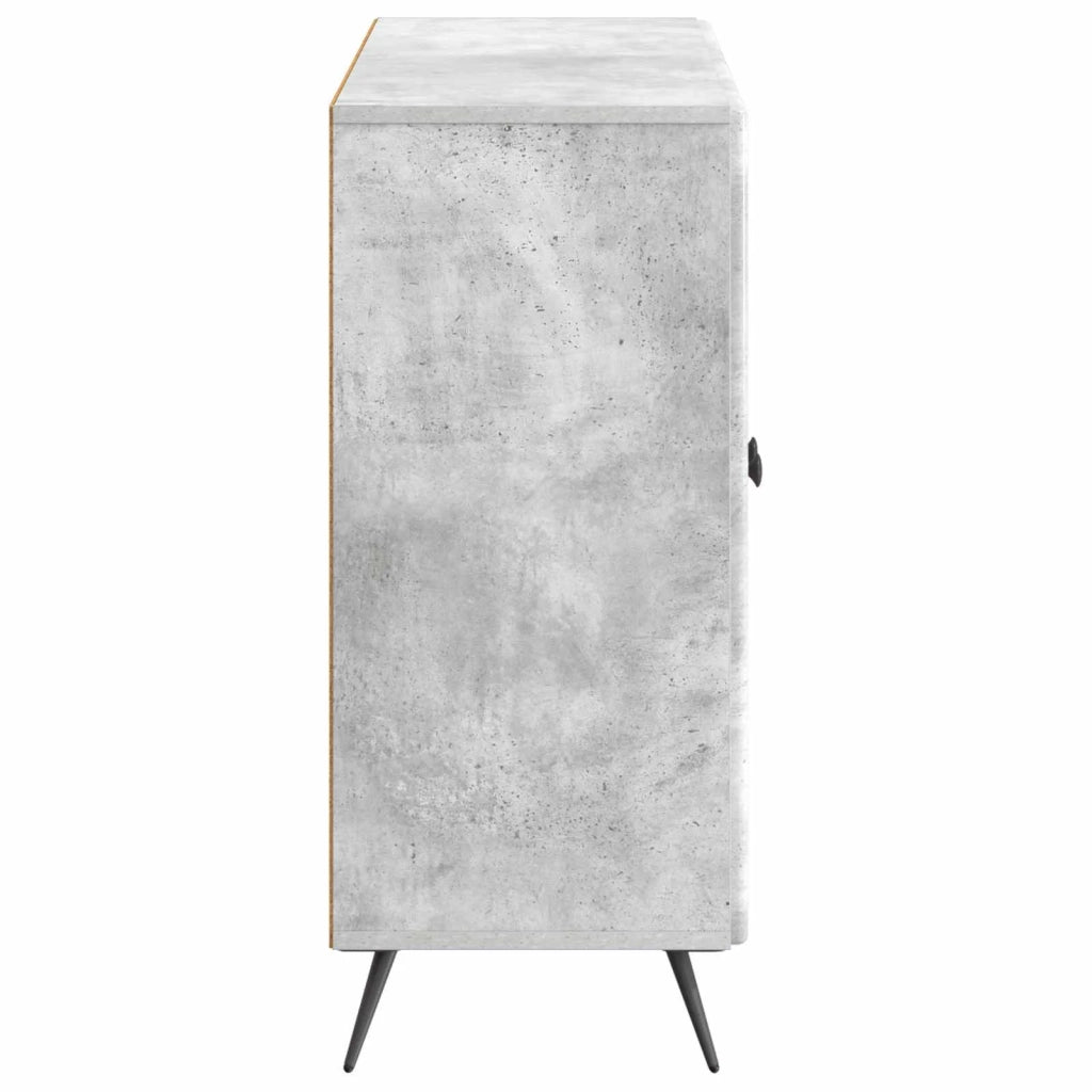 Credenza Grigio Cemento 89 x 34,5 x 80 cm Legno ingegnerizzato