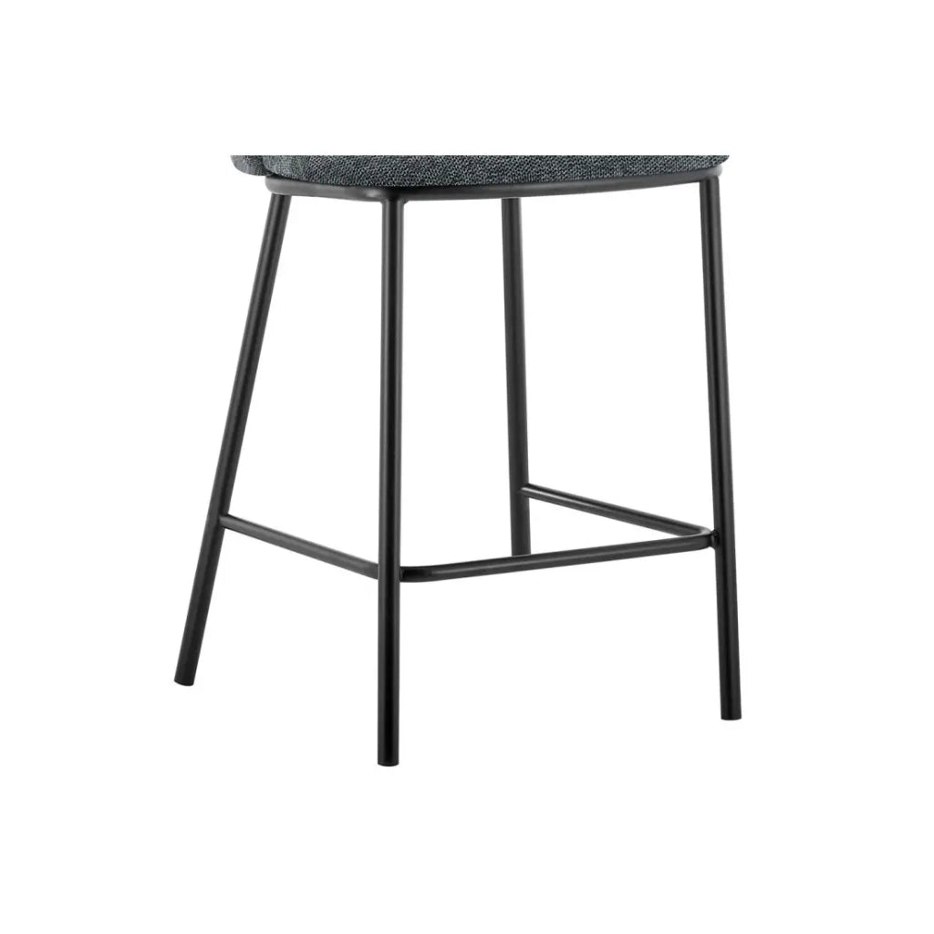 Sedia da banco ARTHUS – Tessuto grigio scuro – Design moderno H88,5 cm