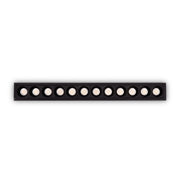 Faretto Ad Incasso Contemporaneo Lika Alluminio Nero Led 19W 3000K Ip20