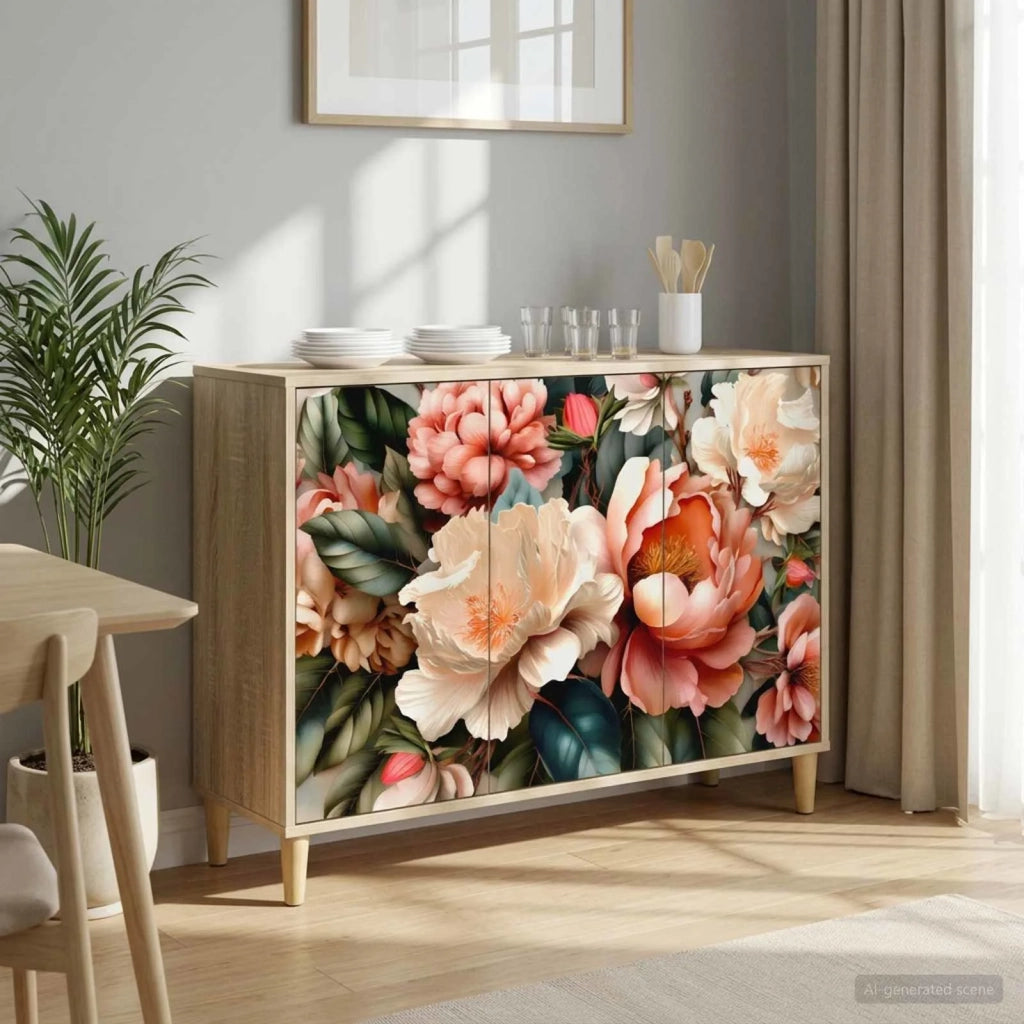 Credenza BORNE Sonoma 102 x 33 x 75 cm Legno ingegnerizzato 8006956