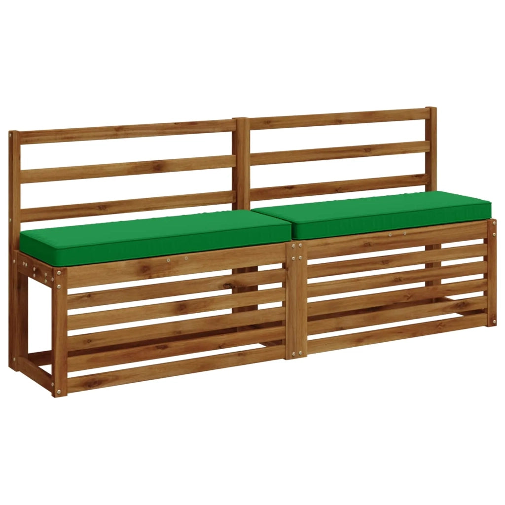Cuscini per Panchina a 2 Pezzi VUGHT 2 pcs 100% Poliestere 950455