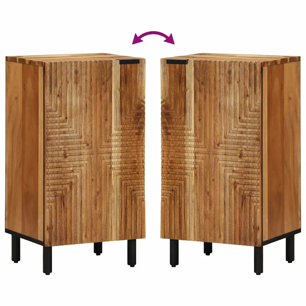 Credenza Marrone 40 x 33 x 75 cm Legno massello di acacia 4017780