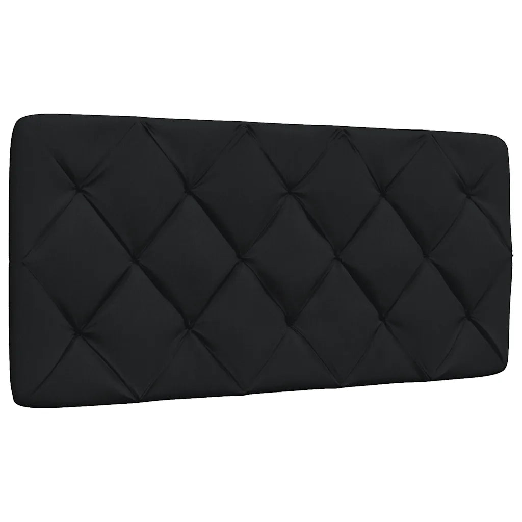Giroletto con LED senza Materasso-Struttura Letto Nero 100x200 cm in Tessuto
