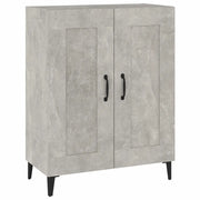 Credenza | Madia | Buffet da pranzo | Armadio da pranzo Grigio Cemento 69,5x34x90 cm in Legno Multistrato