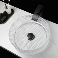 Lavabo Da Appoggio Rea Cristal Transparent