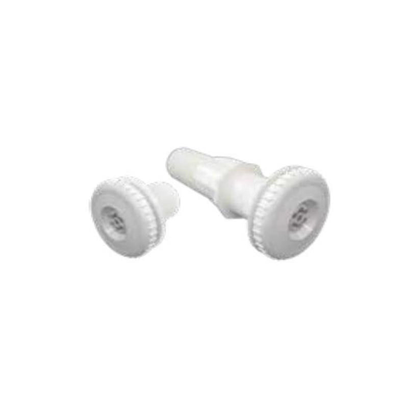 Bocchetta Gm-27 Colore Bianco Con Passante Da 250 Mm Per Liner E Getto Orientabile Sfera 13451-3