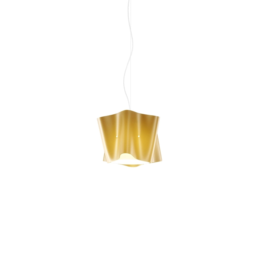 Sospensione Moderna Folio Polilux ® New Gold E Metallo Cromo 1 Luce E27