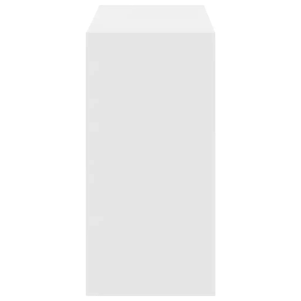 vidaXL Scarpiere 2 pz Impilabili Bianche 60x30x30,5 cm