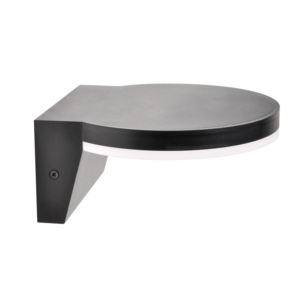 Applique esterna LED 10W 4000K nera IP54 Polux TESA
