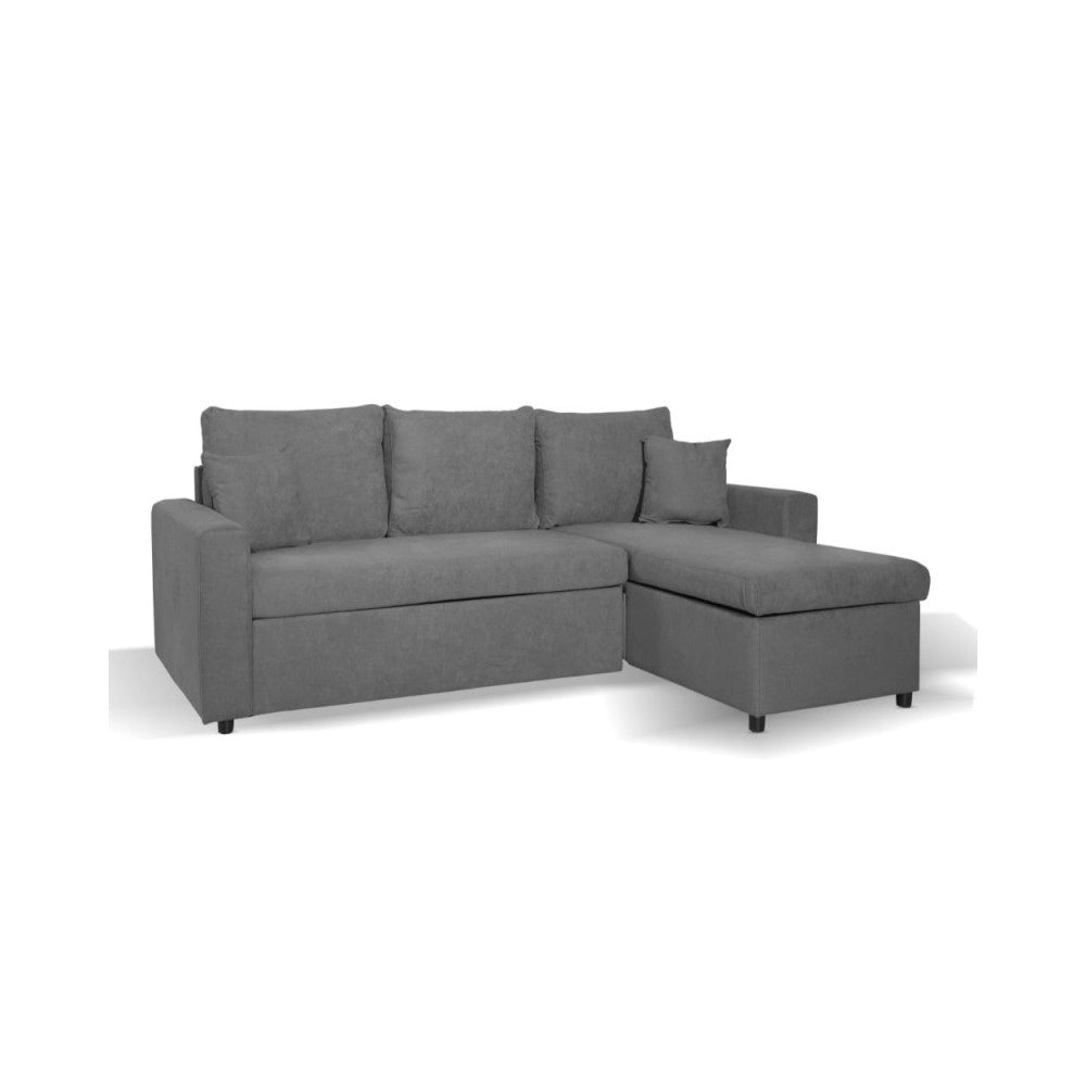 Divano con penisola reversibile funzione letto Golf colore grigio Enjoy23