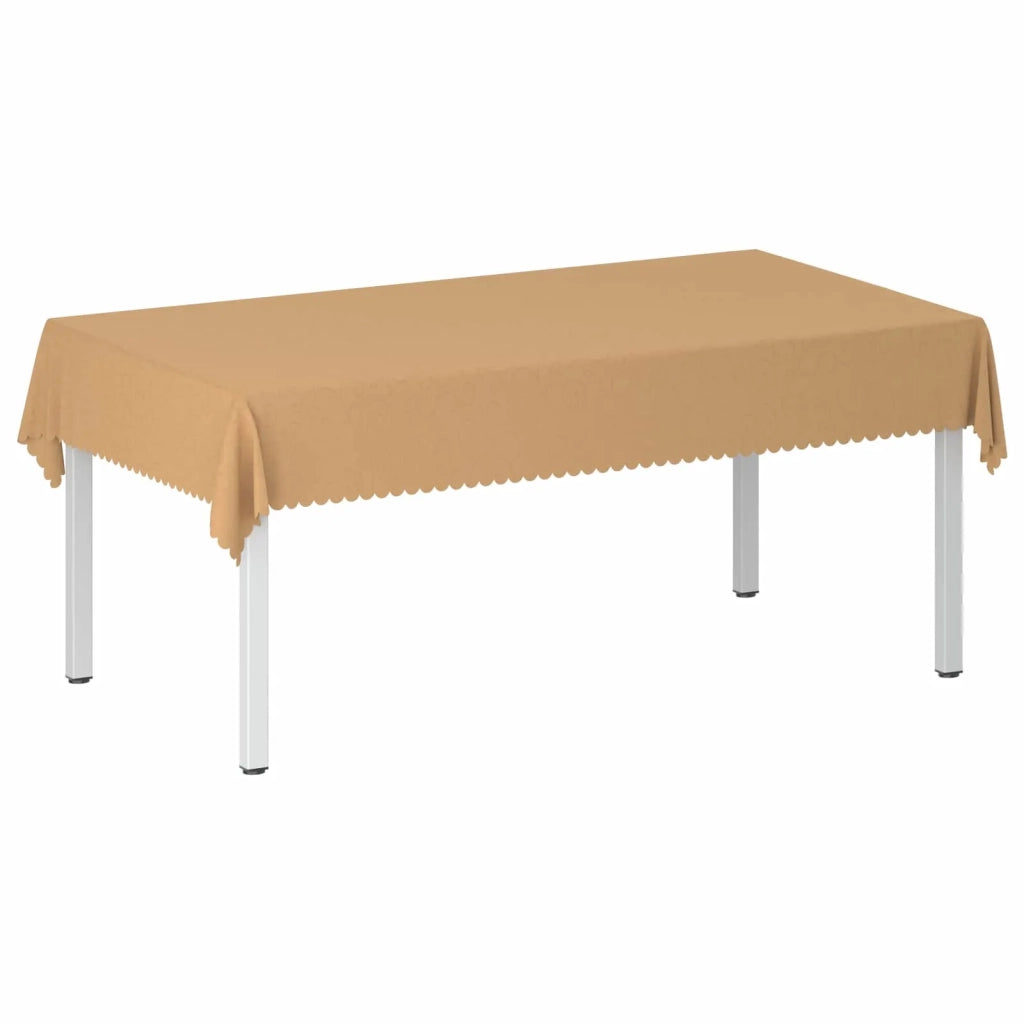 Tovaglia da Tavolo Rettangolare Beige 140 x 200 cm 42040110