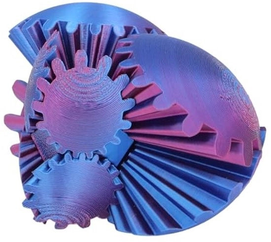 Dispositivo di rilassamento portatile - Rotor a denti mobili - Compattato - Leggero - Stressball