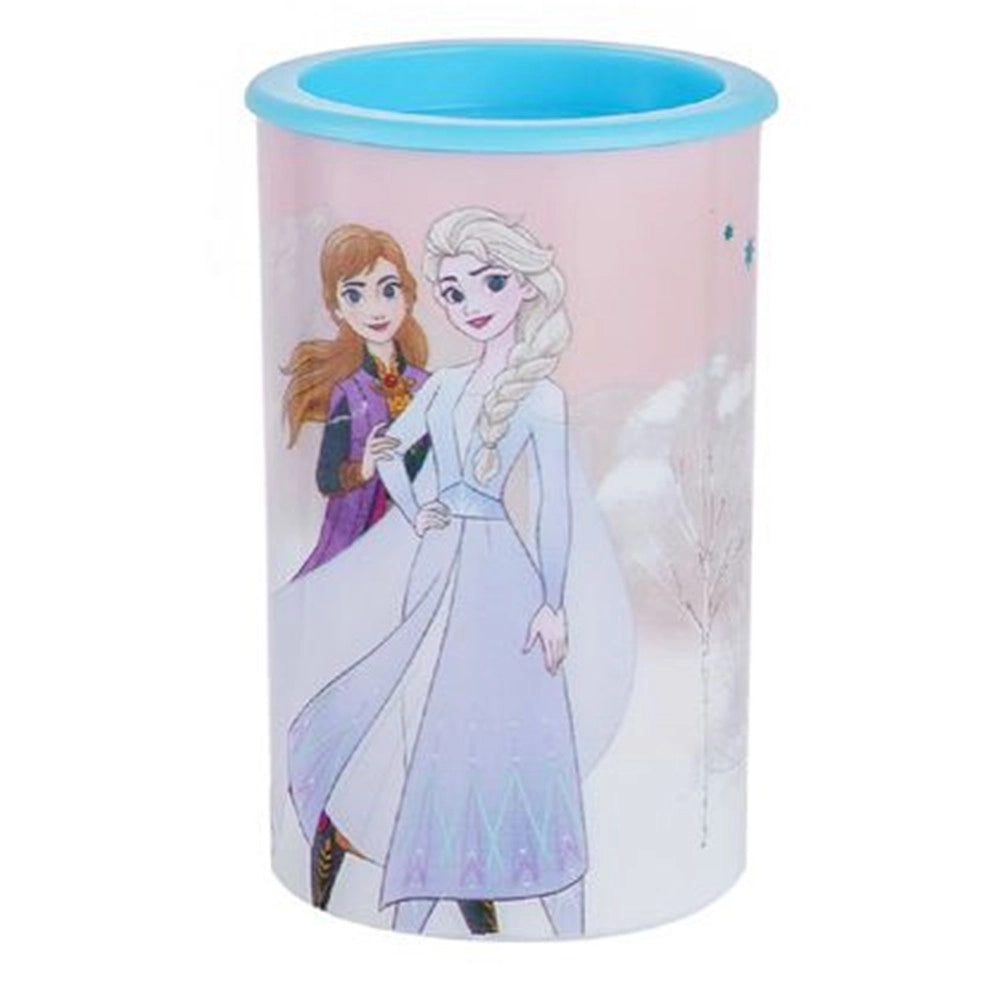 Trade Shop - Temperamatite Rotondo A 2 Fori Frozen Con Serbatoio Per Scuola Casa Bambine 961181 -