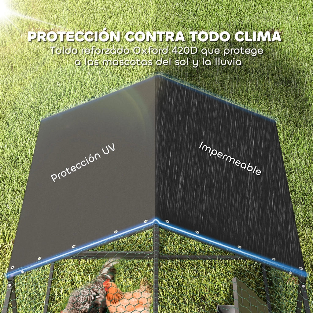 Pollai per Giardino ¨C Zephmum ¨C Nero 300x100x100 cm