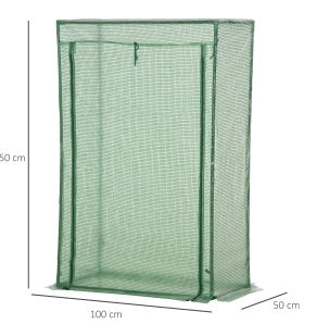 Serra compatta verticale verde scuro 100 x 50 x 150 cm