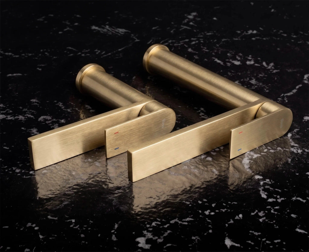 Rubinetto Da Bagno Rea Hunter Brush Gold Low