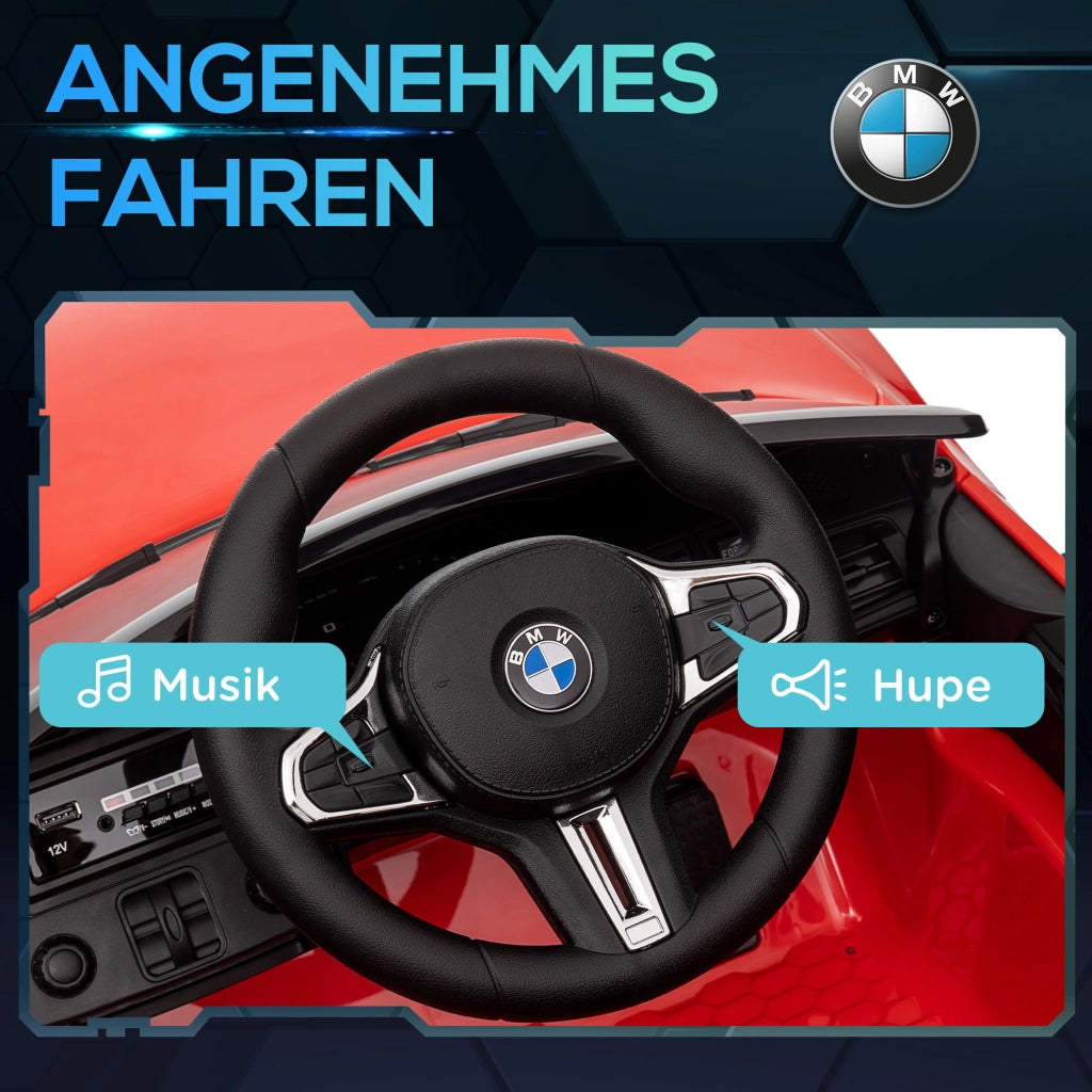 Auto Elettrica per Bambini BMW M4 ¨C Xylo ¨C Con Suoni, Luci e Telecomando, Rosso, 3-5 Anni
