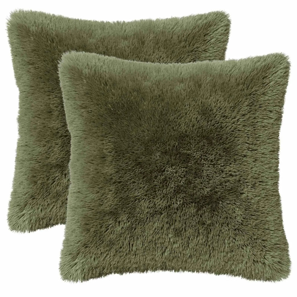 Cuscino con cuscino HEERLEN 6 pz Verde Fleece PV 927233