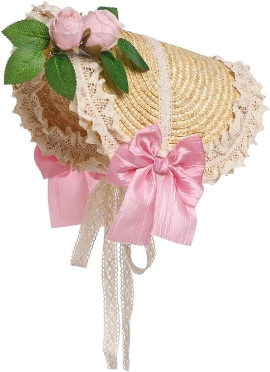 Bonnet Festa con Fiori per Ragazze e Donne