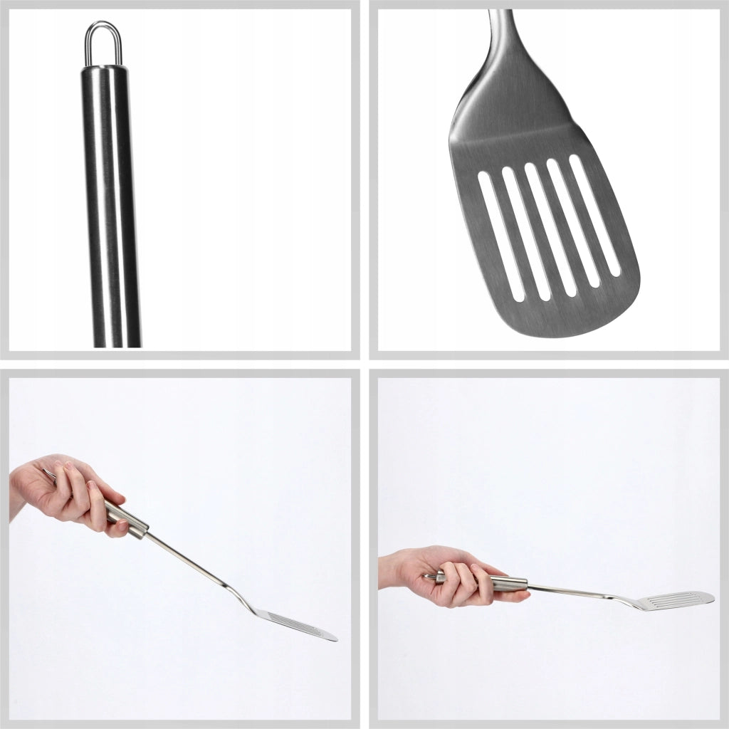 Spatola per pancake KADAX, cucchiaio da cucina in acciaio, 35 cm