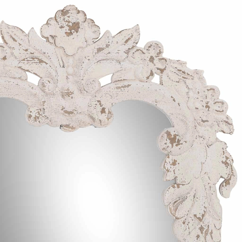 Specchio in legno bianco, 65,5x2,5x154 cm (altezza)