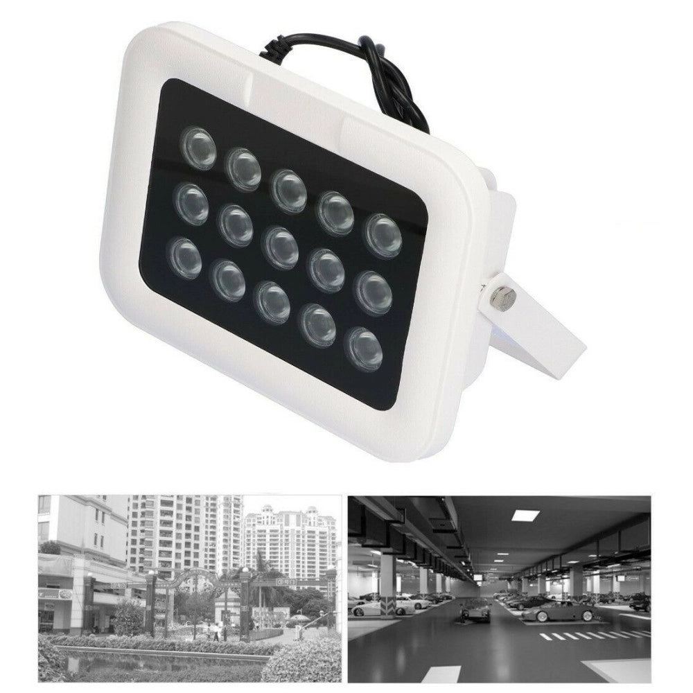 Trade Shop - Illuminatore Faretto Infrarossi Per Telecamera 15 Led Ir 900 Lm Per Telecamere -