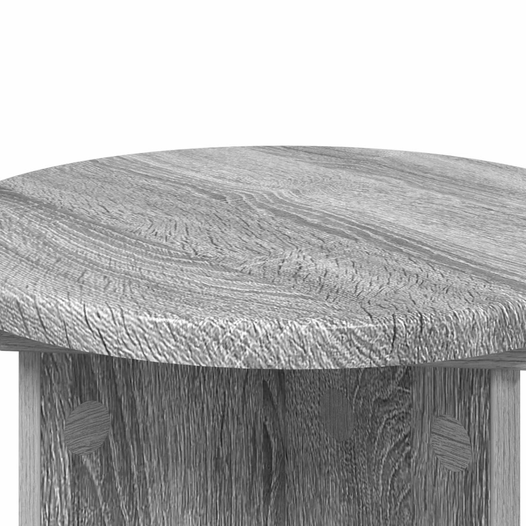 Supporto per piante 2 pcs Grigio Sonoma Ø29,5 x 40 cm 899741