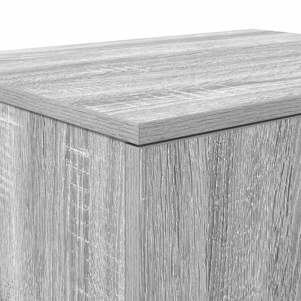 Armadio 2 pz Grigio Sonoma 127 x 41 x 40 cm Legno multistrato CFW2370555