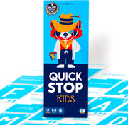 QUICKSTOP Kids - Gioco di Carte per Bambini e Famiglie  - Da 2 a 7 Giocatori - Divertente e Veloce - Gioco da Tavolo - I