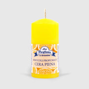 MOCCOLO CERA PIENA ALT 8 CM LIMONE - LA BRIANTINA