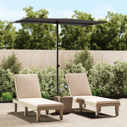 Ombrellone da Giardino Palo in Alluminio 180x110cm Antracite 47330