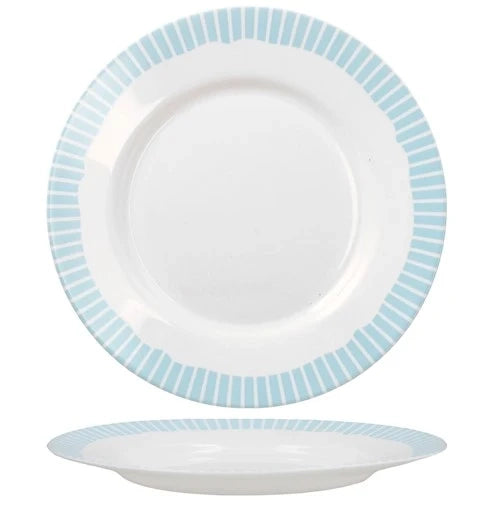 Servizio Tavola 18 Pezzi in Vetro Romantic Blue