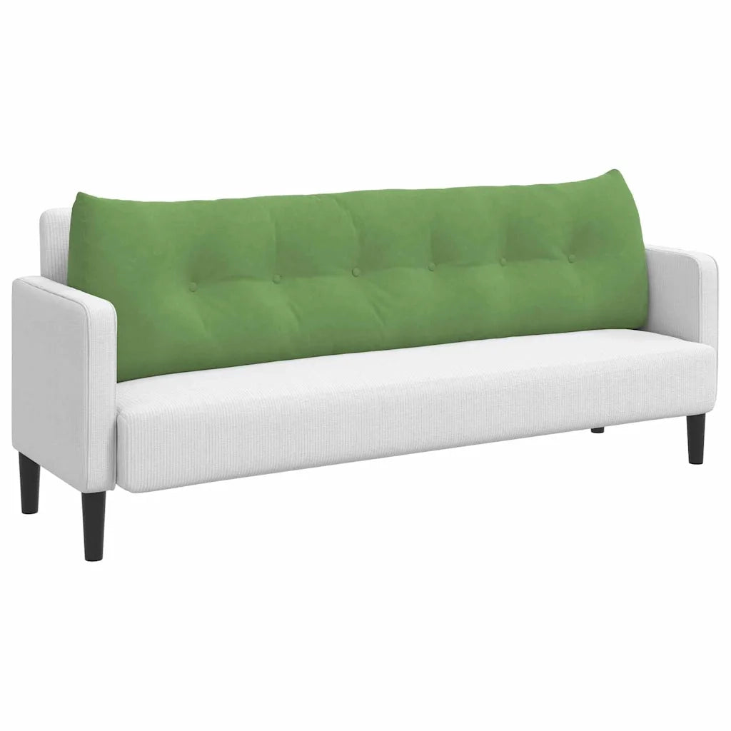 Cuscino per Schiena Verde chiaro 180 x 24 x 50 cm Velluto