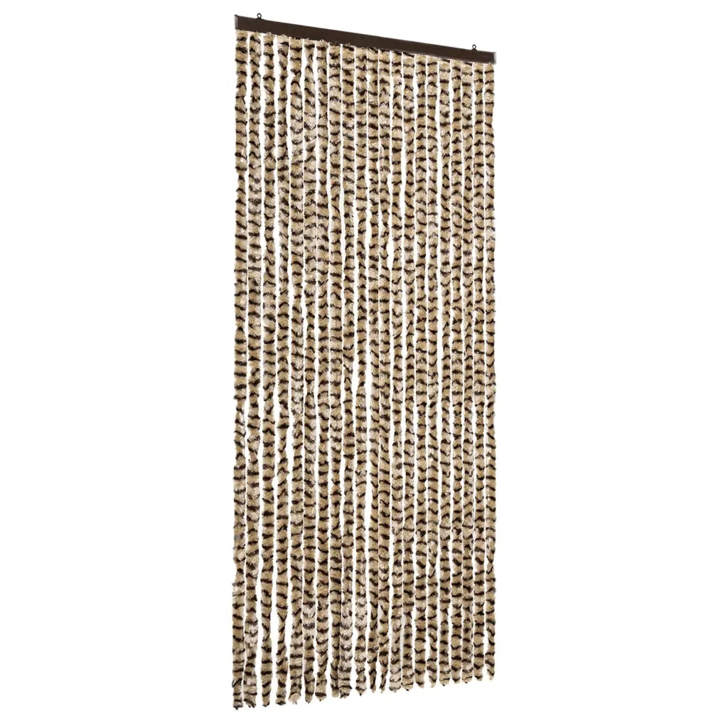Zanzariera Beige e Marrone 90x220 cm Ciniglia cod mxl 55512
