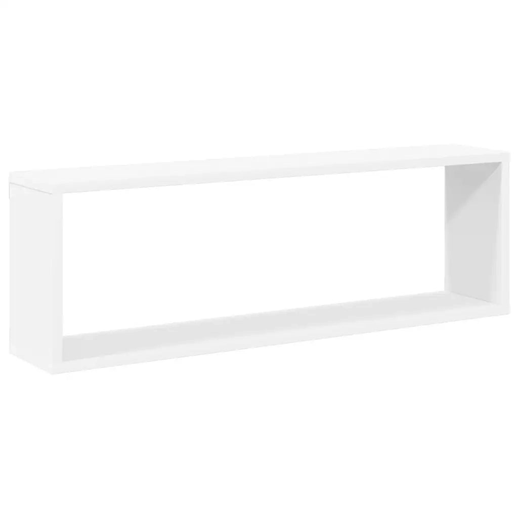 Mensole Parete a Cubo 4pz Bianco 80x15x26,5cm Truciolato cod mxl 33337