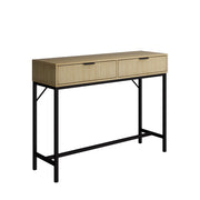 Vicco Scrivania Rovere 100 x 30 cm con 2 cassetti