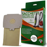5pz SACCHETTI IN CARTA ASPIRAPOLVERE ELECTROLUX D720 D728 D738 D739 D740 D742  - Electrolux Rex Aeg Zoppas