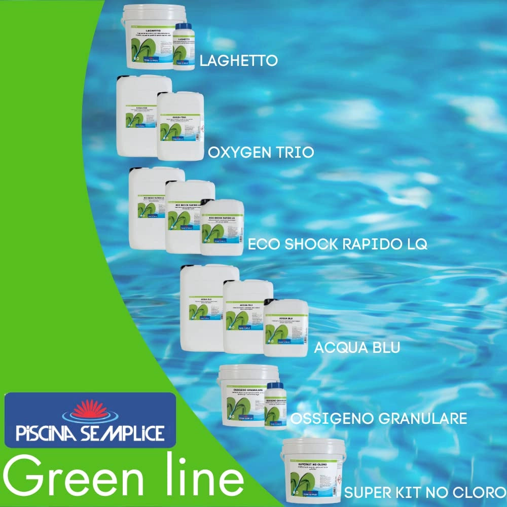 Ossigeno Attivo Trio per Piscina Liquido Kg 10 Piscina Semplice