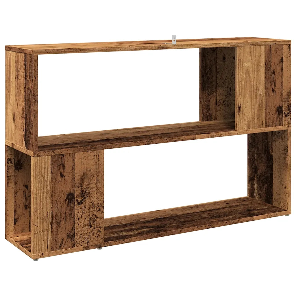 Libreria-Scaffale per Libri-Mobile di Stoccaggio Legno Antico 100x24x63 cm in Truciolato