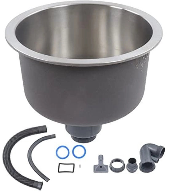 Ciotola di Scarico Mini Rond 30cm - Filtro - Zeef - Compacto - Sostituzione Facile - Alta Qualità