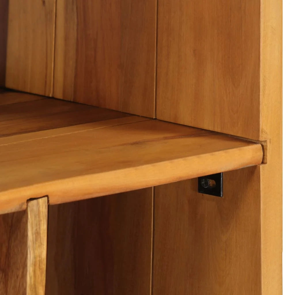 Scaffale mobile mobile di design libreria 180 cm legno massello di recupero 2702066/2