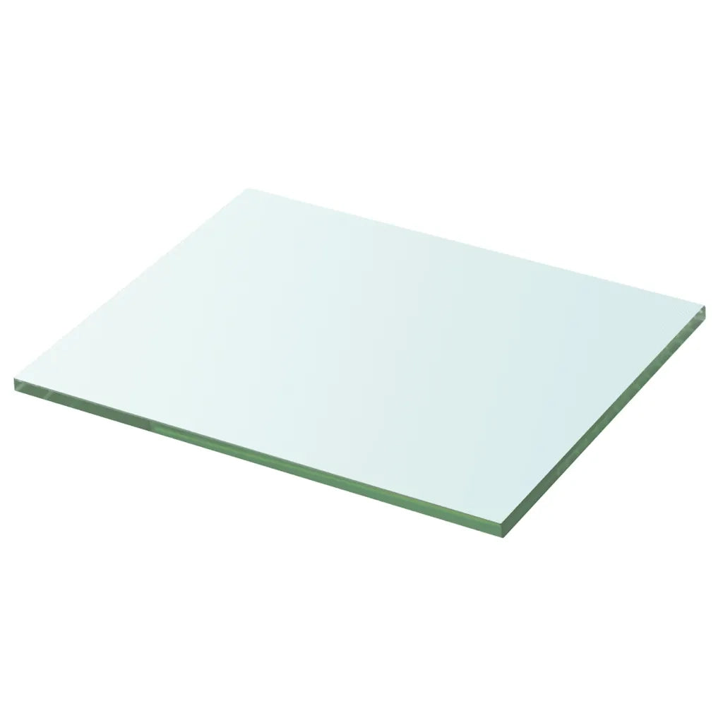 2 pz Mensole | Ripiano | Scaffale in Vetro Trasparente 20x20 cm