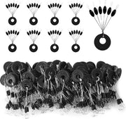 Stopper 6-in-1 per decorazioni e stopper per bagni - 600 pezzi nero o giallo