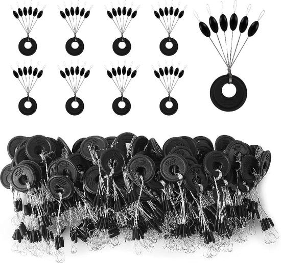 Stopper 6-in-1 per decorazioni e stopper per bagni - 600 pezzi nero o giallo
