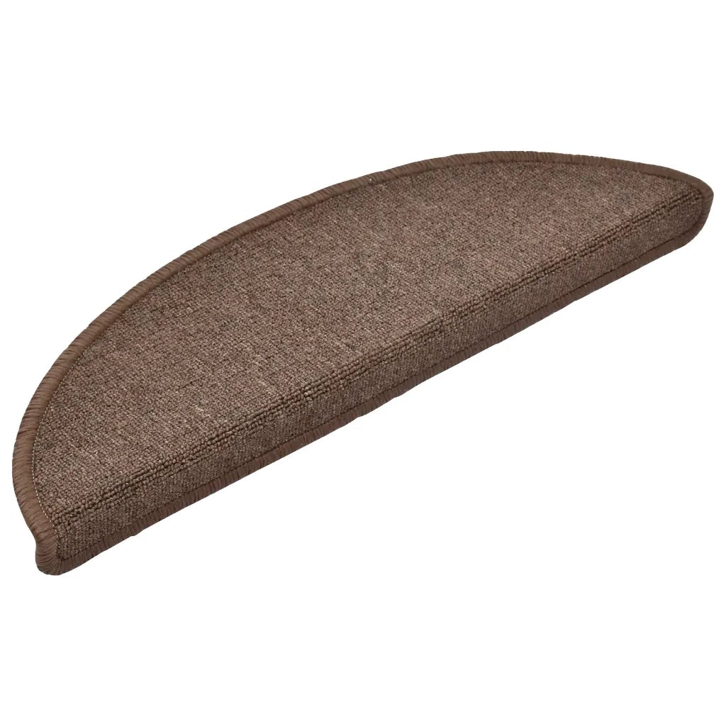 Tappetini per Scale 10 pz 56x20 cm Marrone CaffÃ¨ cod mxl 68524