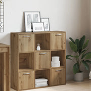 Libreria Rovere Artigianale 90x28x90 cm in Legno Multistrato