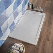 Piatto Doccia 70x90 Cm Resina Bianco Rettangolare Slim | Cover