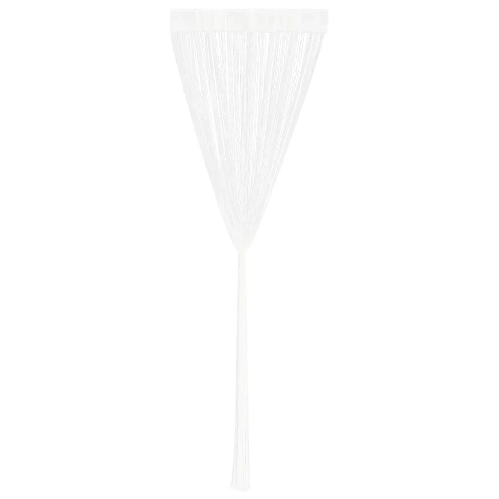 2 Pz Tende a Fili 100x250 cm Bianche 132398