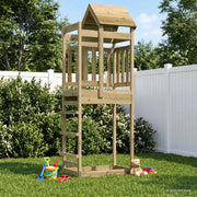 Torre da Gioco Marrone Legno Massello Impregnato 3417201