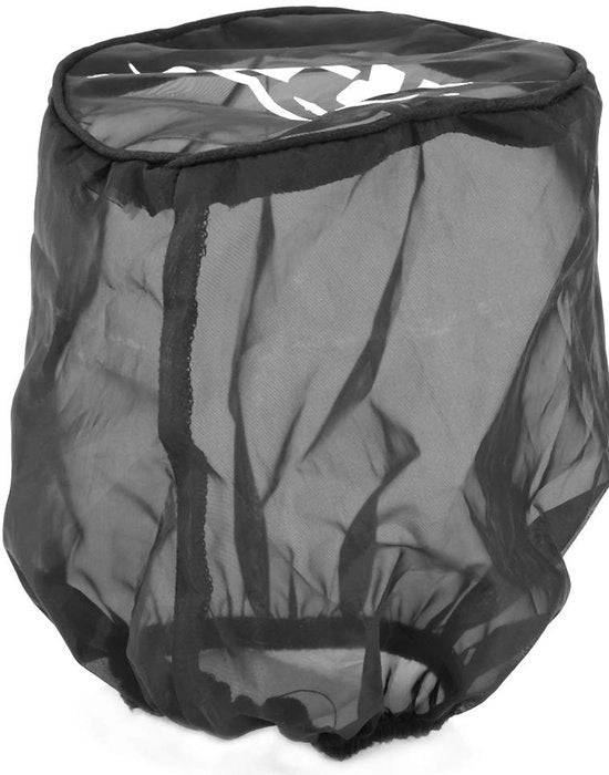 Filtro dell'aria universale - Stoffa impermeabile - Alta portata - Nero - 1 pezzo - Filtro dell'aria con durata di vita estesa - Filtro dell'aria